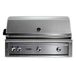 LYNX 42 INCH PROFESSIONAL BUILT-IN GRILL WITH ALL TRIDENT INFRARED BURNERS AND ROTISSERIE (L42ATR)