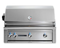 LYNX 36 inch SEDONA BUILT-IN GRILL WITH ROTISSERIE, 1 PROSEAR INFRARED BURNER AND 2 STAINLESS STEEL BURNERS (L600PSR)