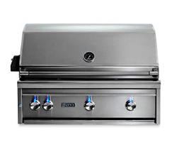 LYNX 36 inch PROFESSIONAL BUILT-IN GRILL WITH ALL TRIDENT INFRARED BURNERS AND ROTISSERIE (L36ATR)