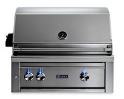 LYNX 30 inch PROFESSIONAL BUILT-IN GRILL WITH ALL TRIDENT INFRARED BURNERS AND ROTISSERIE (L30ATR)