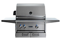 LYNX 27 Inch Professional Freestanding Grill with 1 Trident Infrared Burner and 1 Ceramic Burner and Rotisserie (L27TRF)