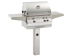 FireMagic Aurora A430s In-Ground Post Mount Grill