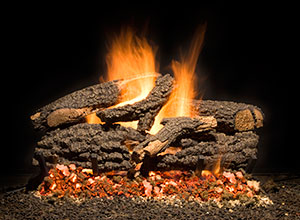 Grand Bonfire Gas Fireplace Log from The Fireplace Man