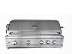 RCS 38 Inch Cutlass Pro Series Grill, Blue LED with Rear Burner 