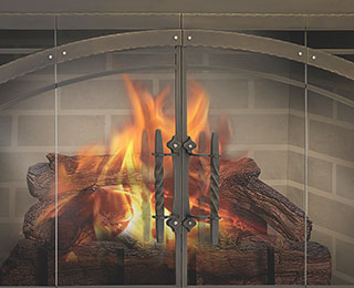 The Fireplace Man Glass Doors For Factory Built Fireplaces