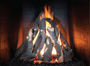 Rumford Logs Gas Fireplace Log from The Fireplace Man