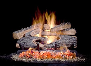 Split Bonfire Gas Fireplace Lot from The Fireplace Man