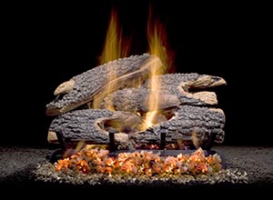 Texas Bonfire Gas Fireplace Log from The Fireplace Man